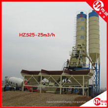 Hzs25 0.5m3 Portable Concrete Batch Mix Plant (25m3/h)